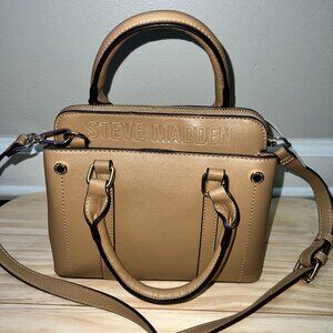 NEW! Steve Madden Camel Satchel